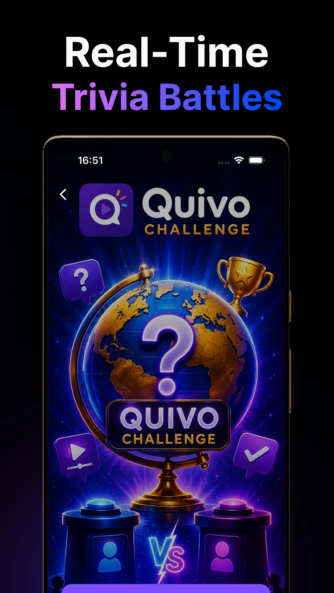 Quivo: Video Trivia Quiz screenshot